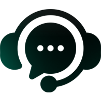 Logo of a chatbot with speech bubbles and headphones_body composition analyzer